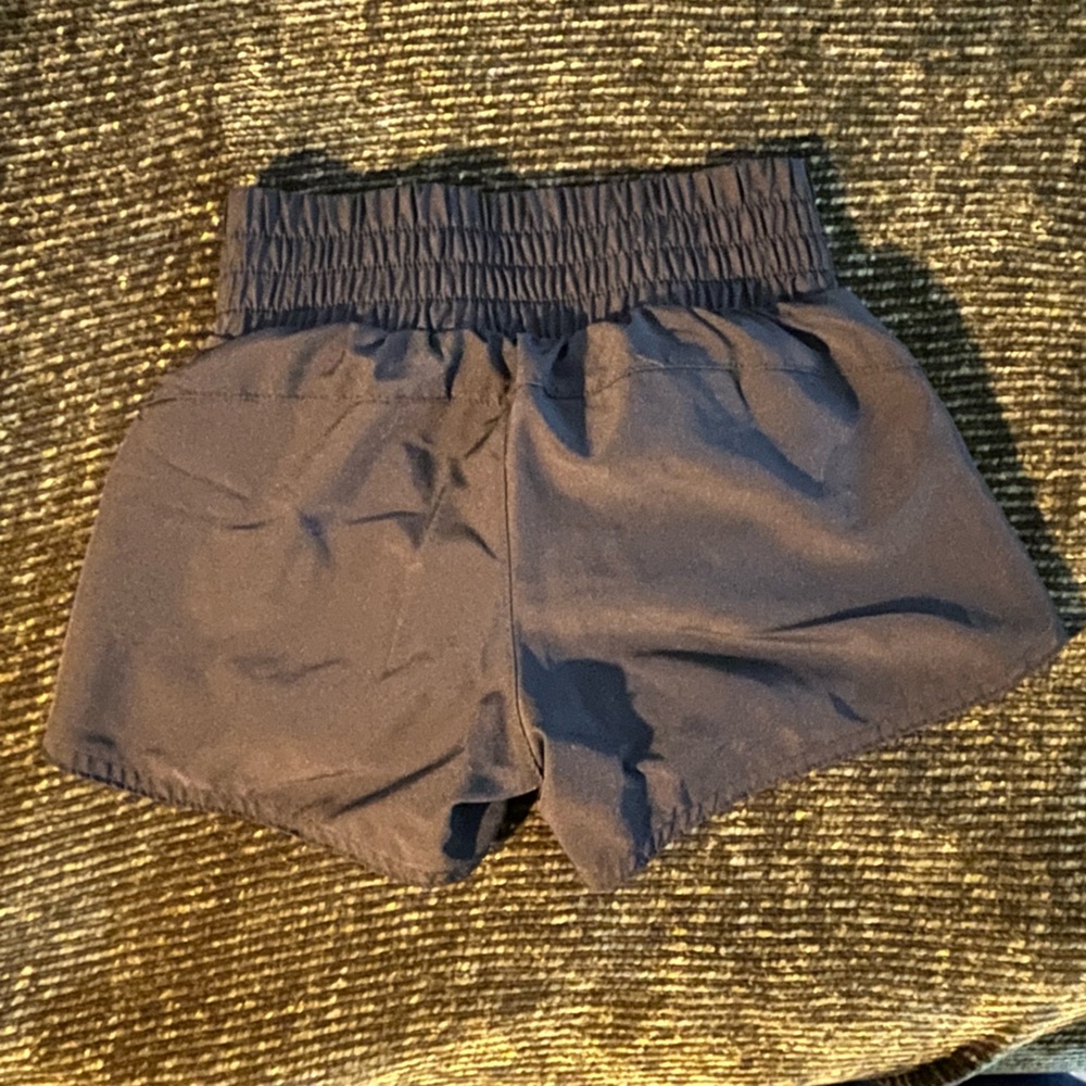 Black Elastic Waist Shorts